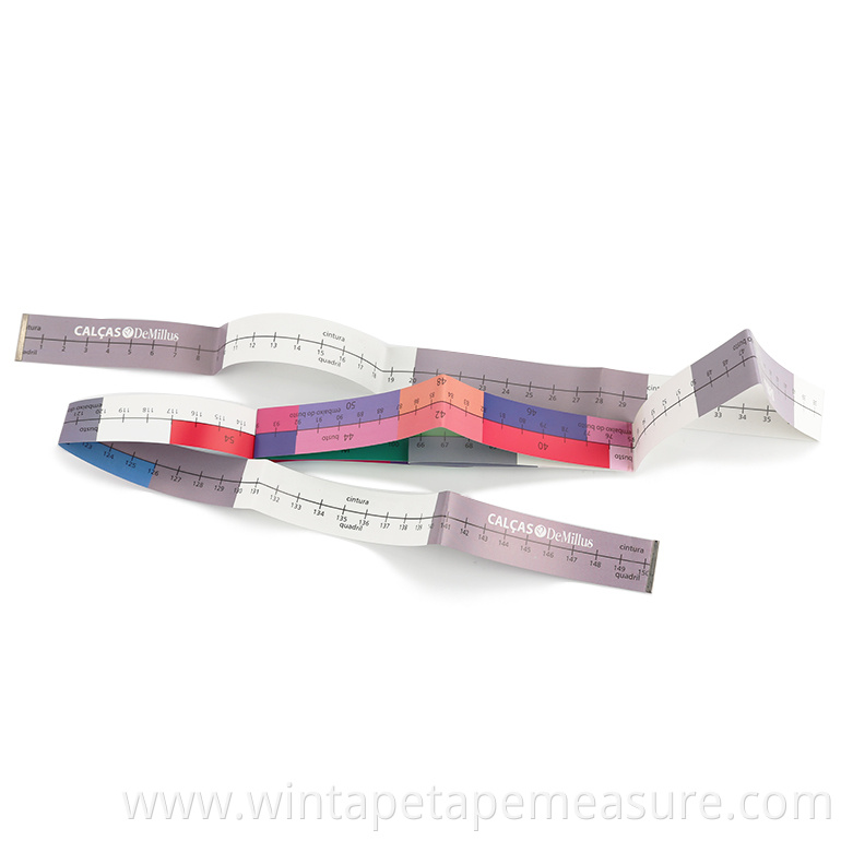 Creative bra cup size measurement ruler paper tape measure